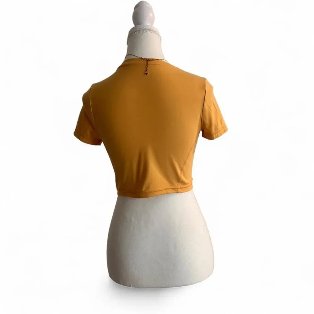 Pacsun L.A. Hearts Active wear Starburst Creamy Orange Butter Soft Align Size XS - Picture 2 of 5